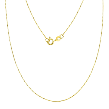 40cm Yellow Gold Venetian Chain