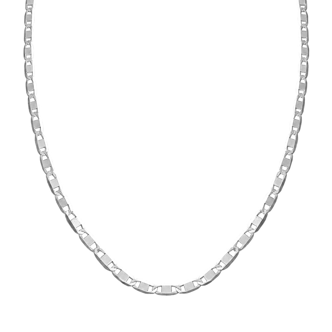 Cadena Piastrine | Blanca 40 cm | Ref: 15397