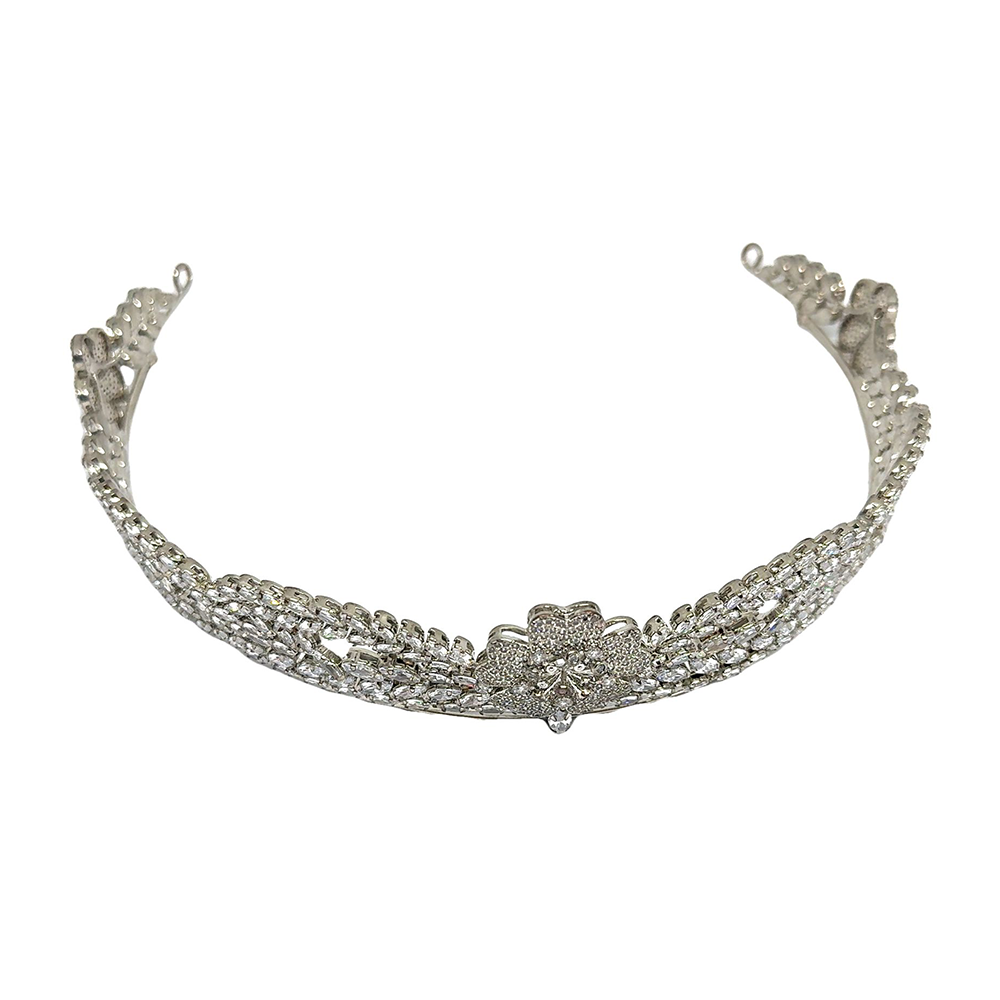 Flower and Zircon Crown VEC11639
