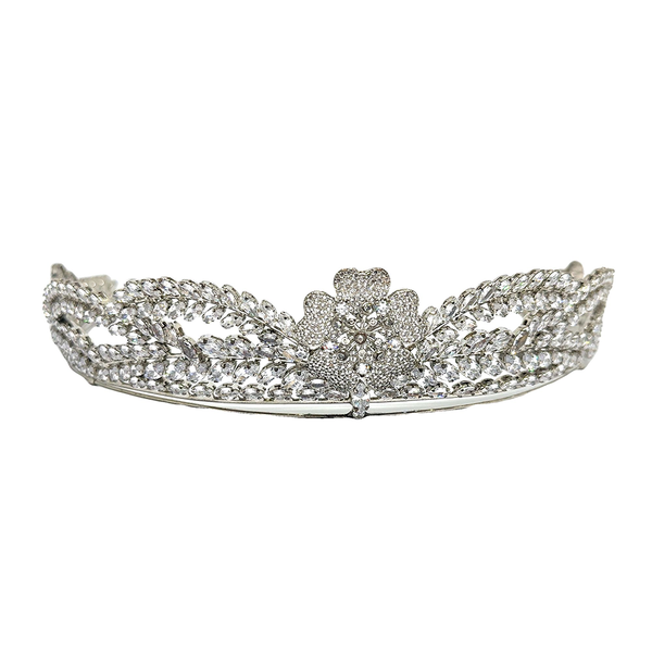 Flower and Zircon Crown VEC11639