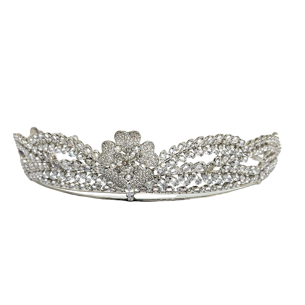 Flower and Zircon Crown VEC11639